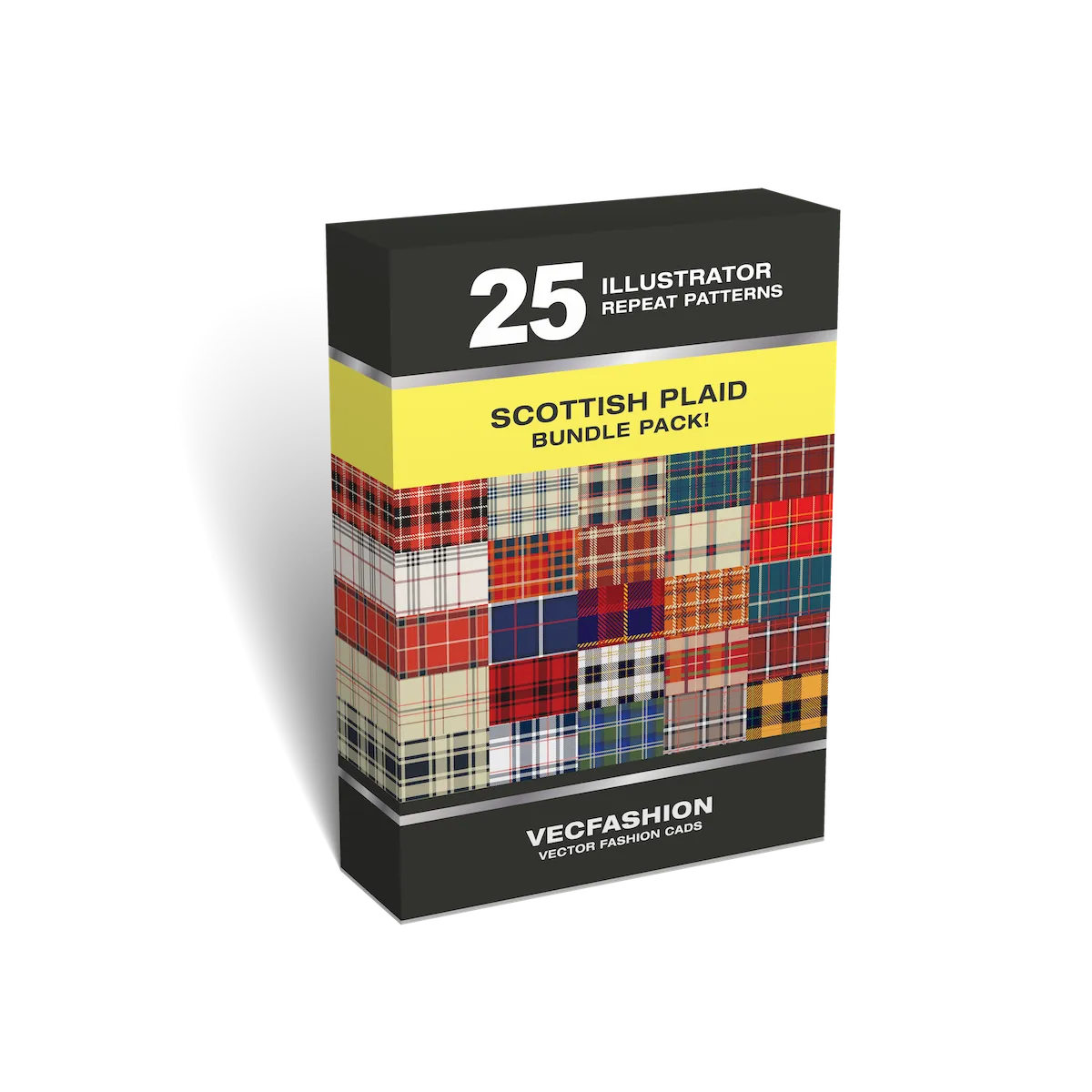25 Scottish Plaids Seamless Patterns Value Pack!