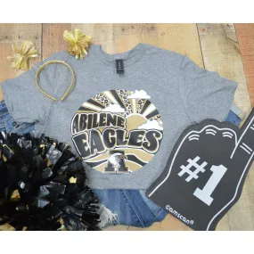 Abilene High Eagles - Sunray Circle T-Shirt