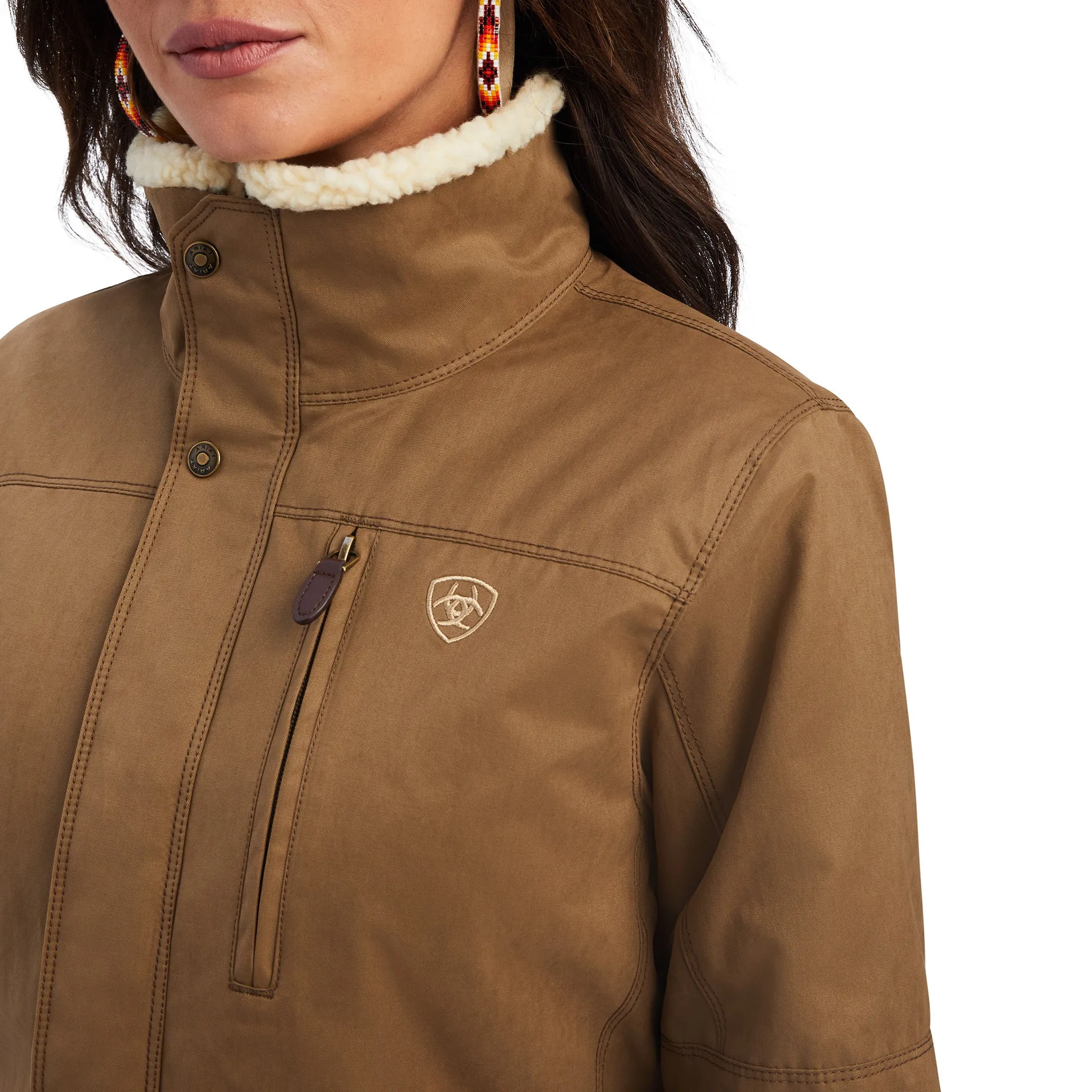 Ariat Ladies R.E.A.L.™ Grizzly Conceal Carry Cub Brown Jacket 10041587