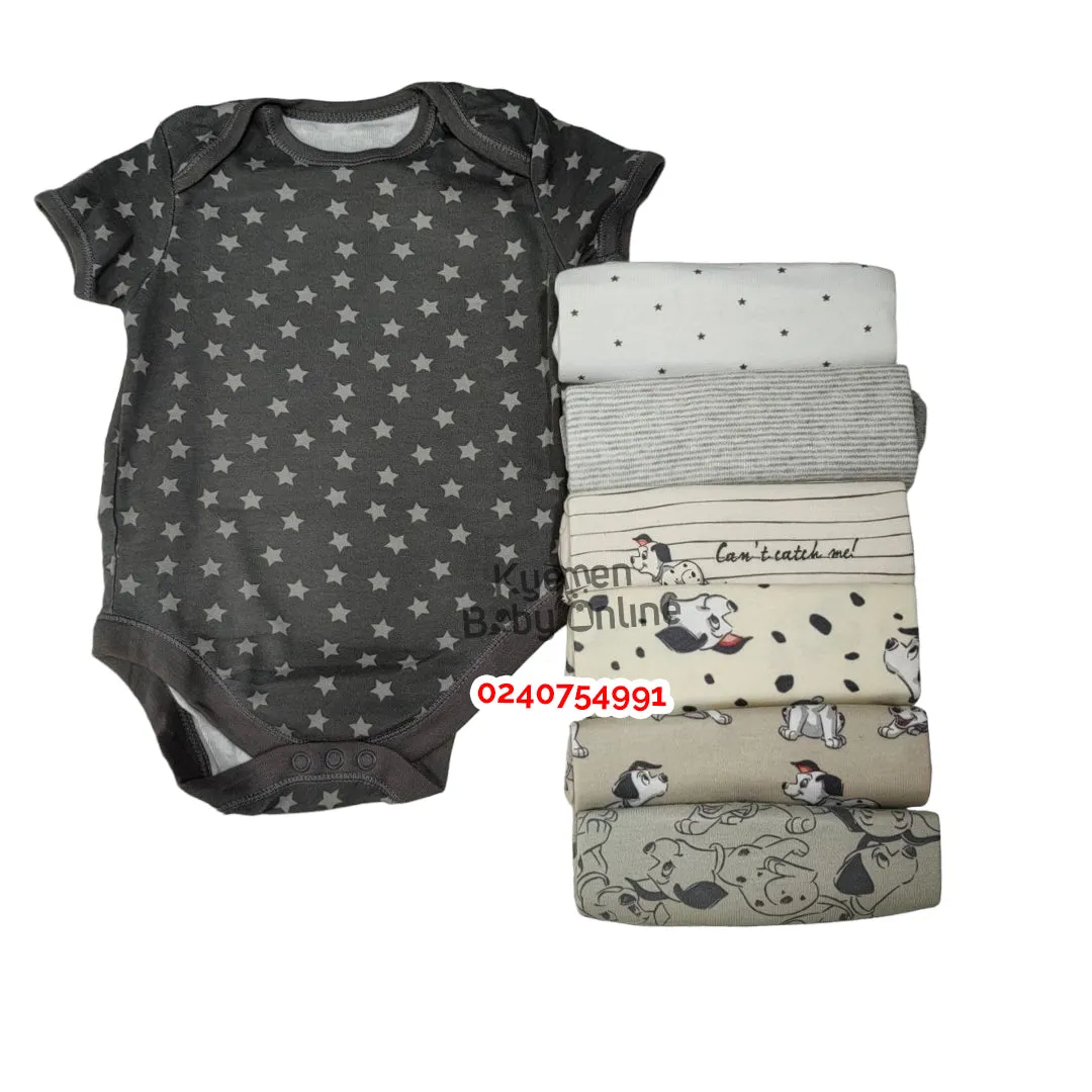 Baby Body Suit (Baby Fo) Short Sleeves 7Pcs
