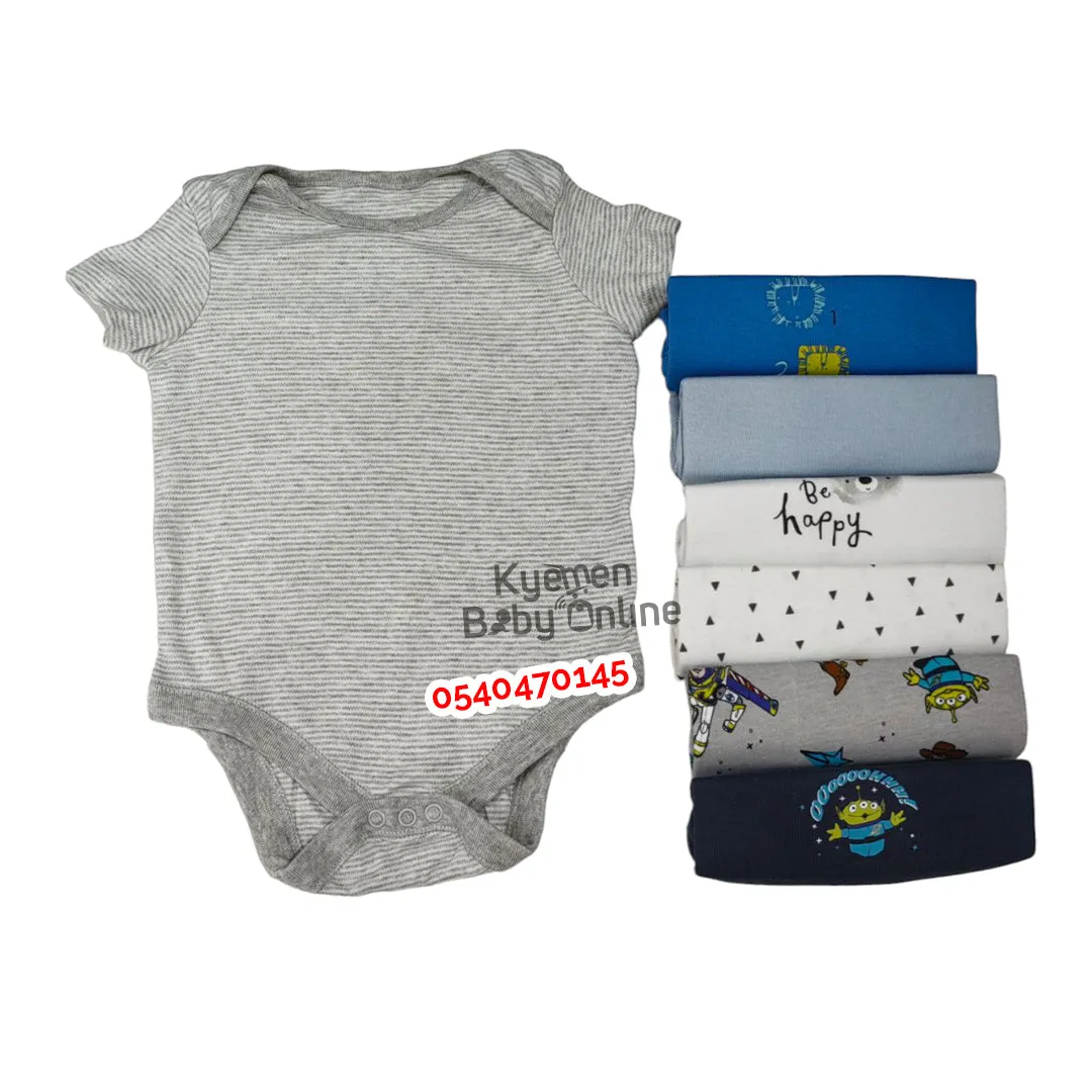 Baby Body Suit (Baby Fo) Short Sleeves 7Pcs