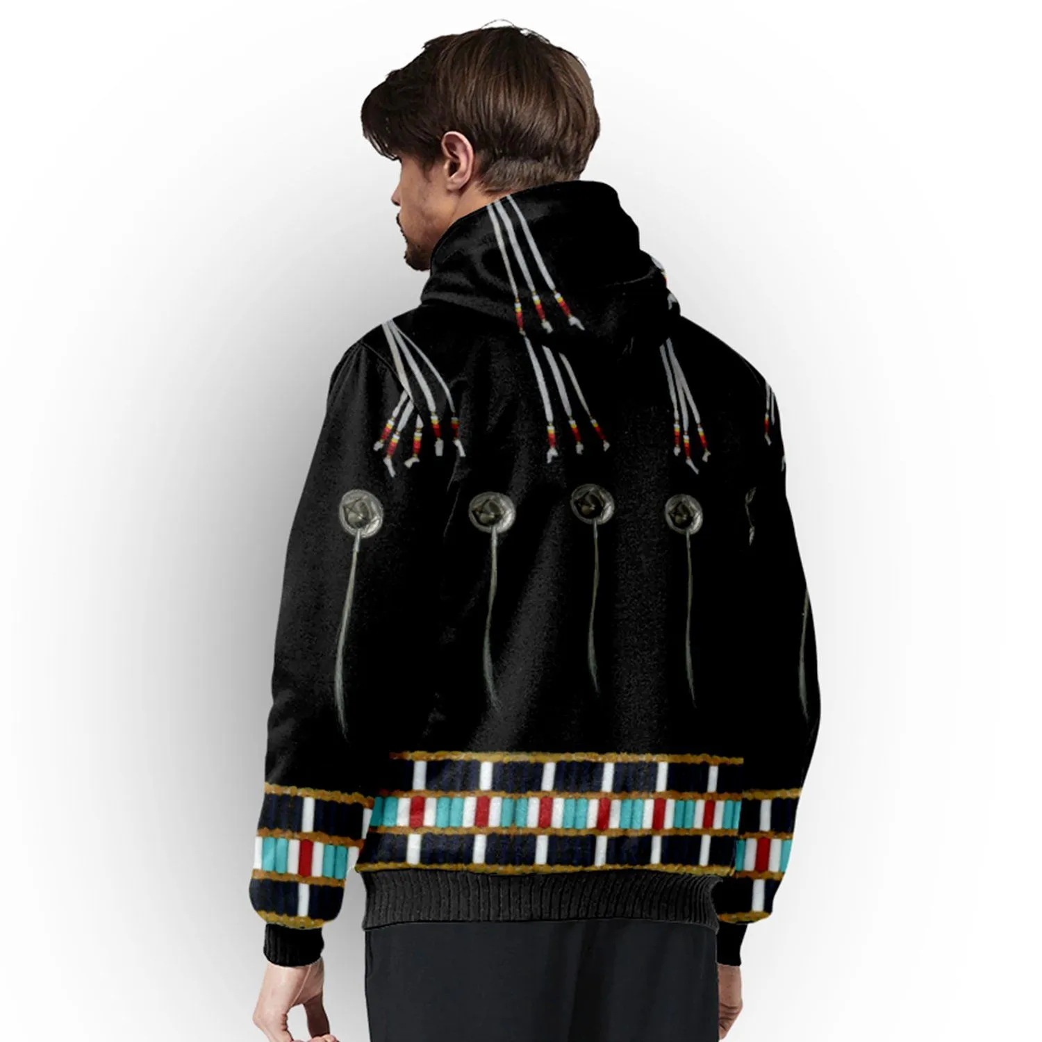 Beaded Bracelet Sherpa Hoodie