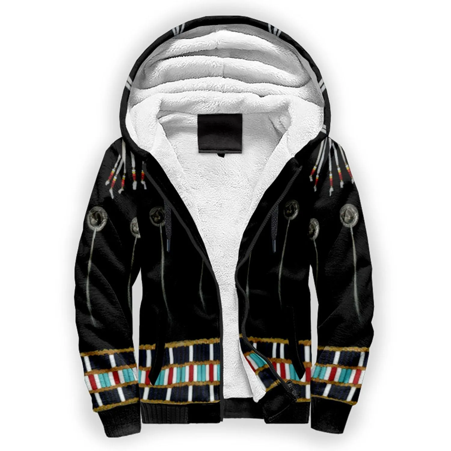 Beaded Bracelet Sherpa Hoodie