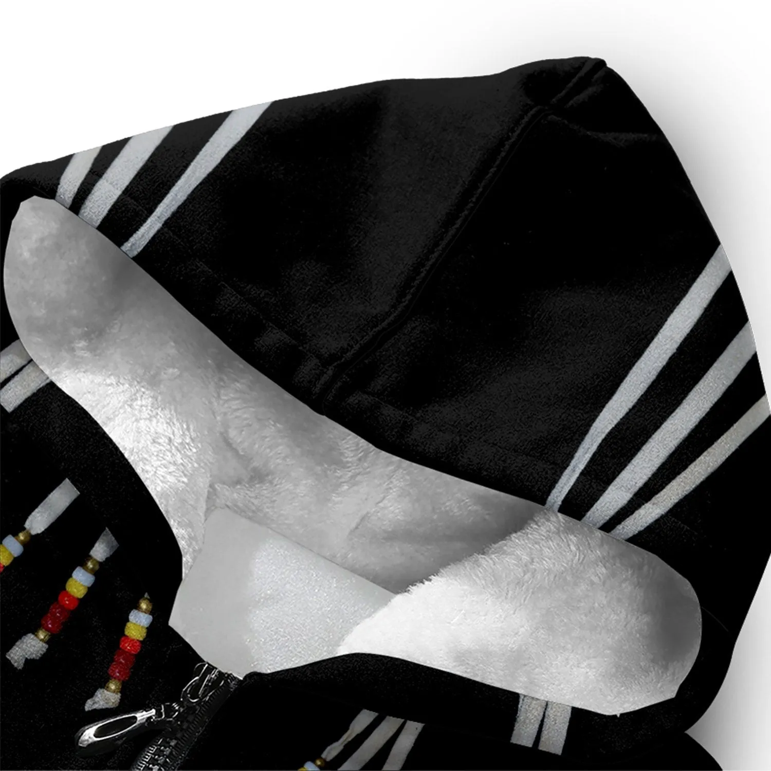 Beaded Bracelet Sherpa Hoodie