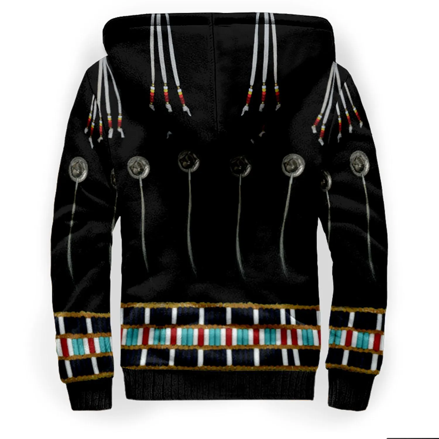 Beaded Bracelet Sherpa Hoodie