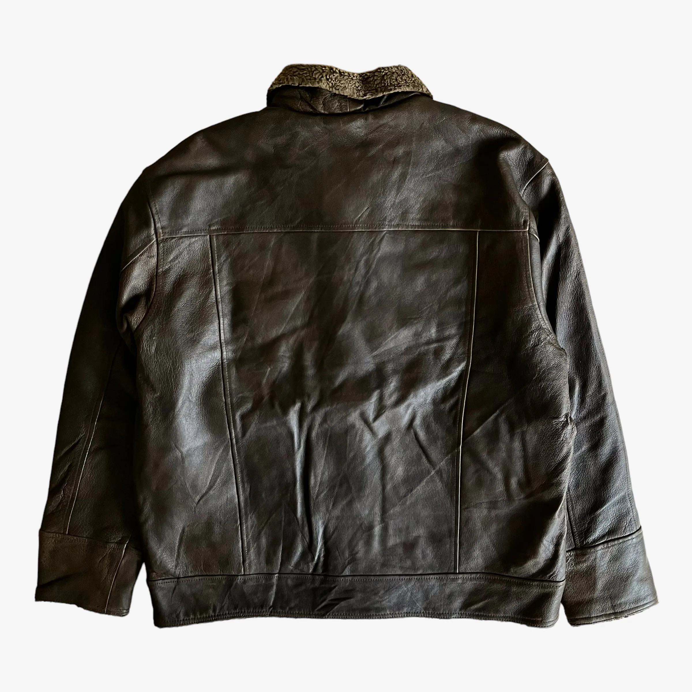 Burk's Bay Guitar Embroidered Leather Jacket