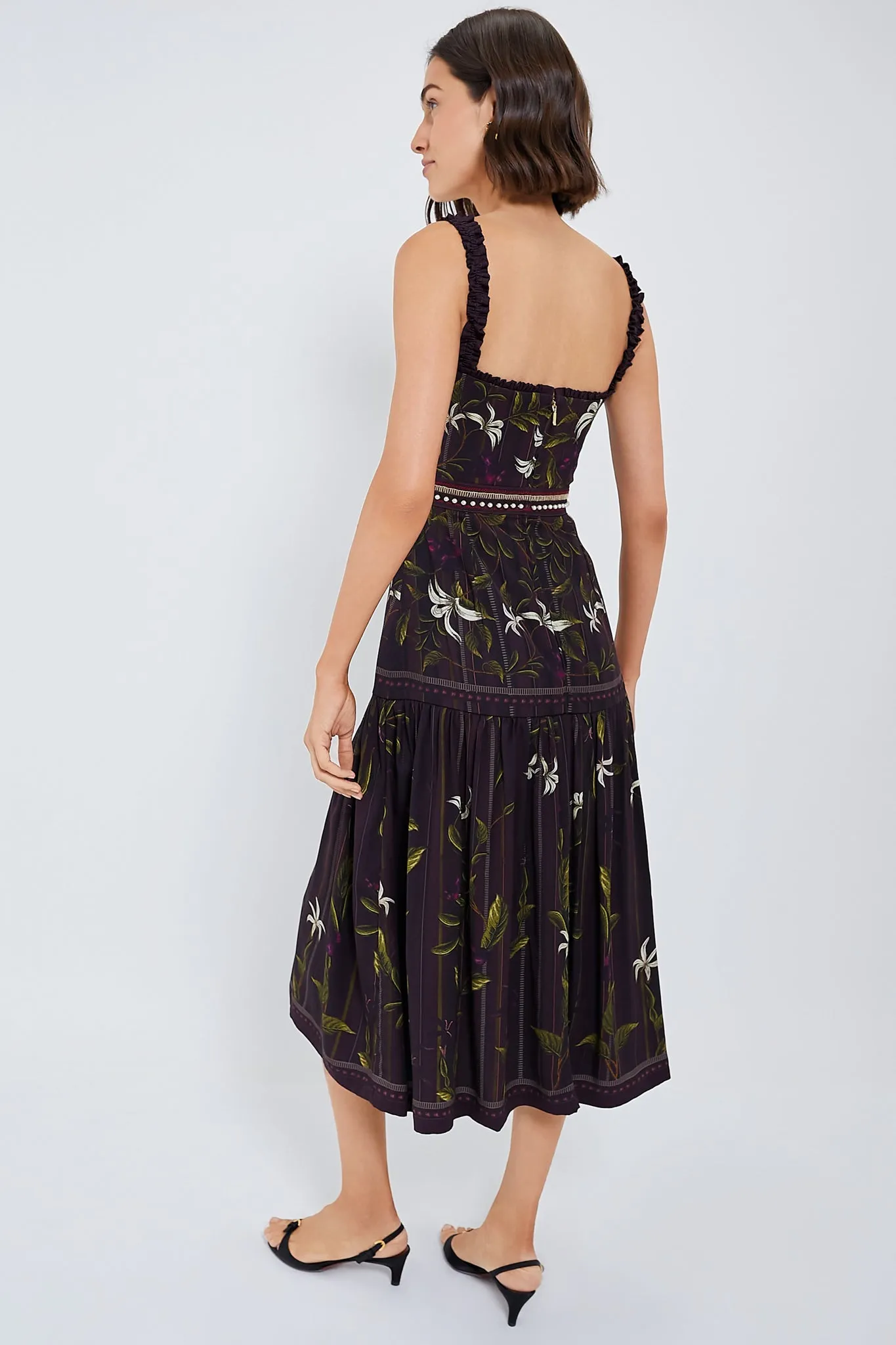Cafe Nispero Midi Dress