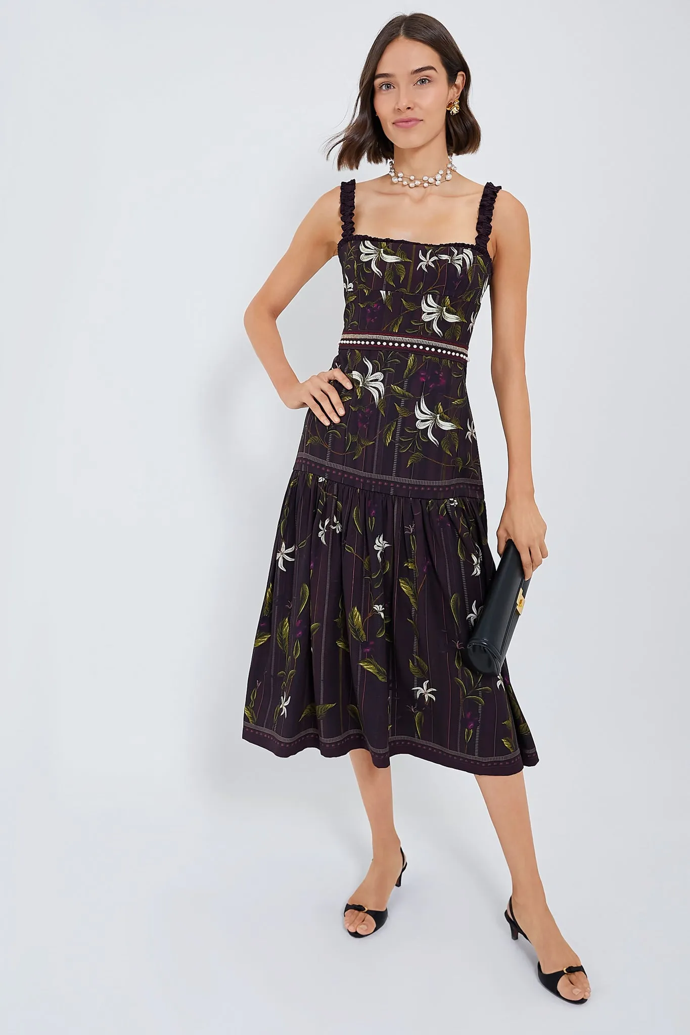 Cafe Nispero Midi Dress