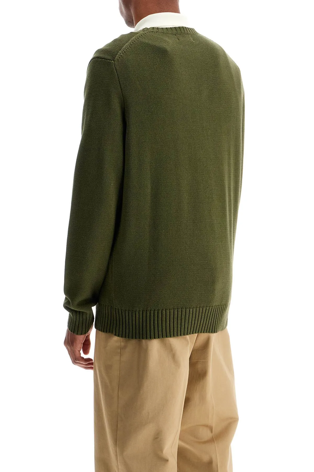 COTTON KNIT PULLOVER SWEATER