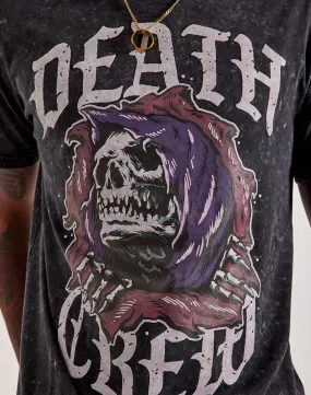 Death Crew Tee (Acid Black) - UB2024ACDBLK