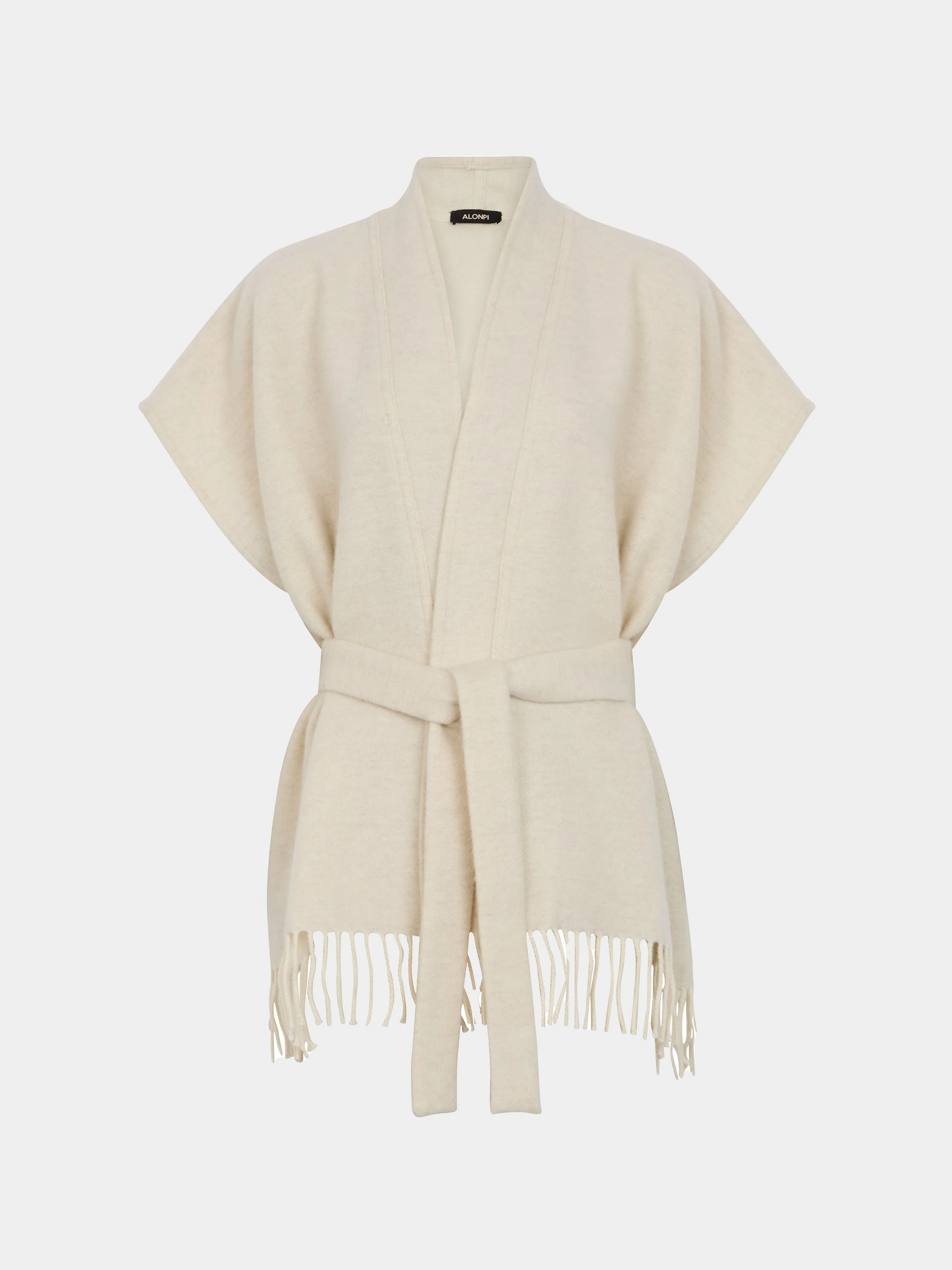 Double-Faced Cashmere Gilet | One Size