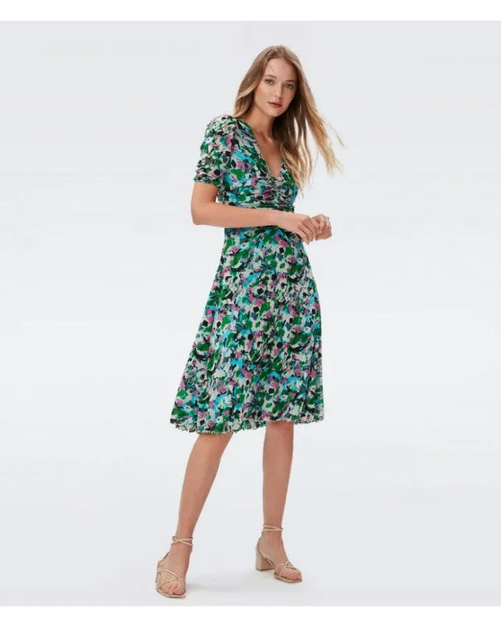 DVF Koren Reversible Mesh Dress