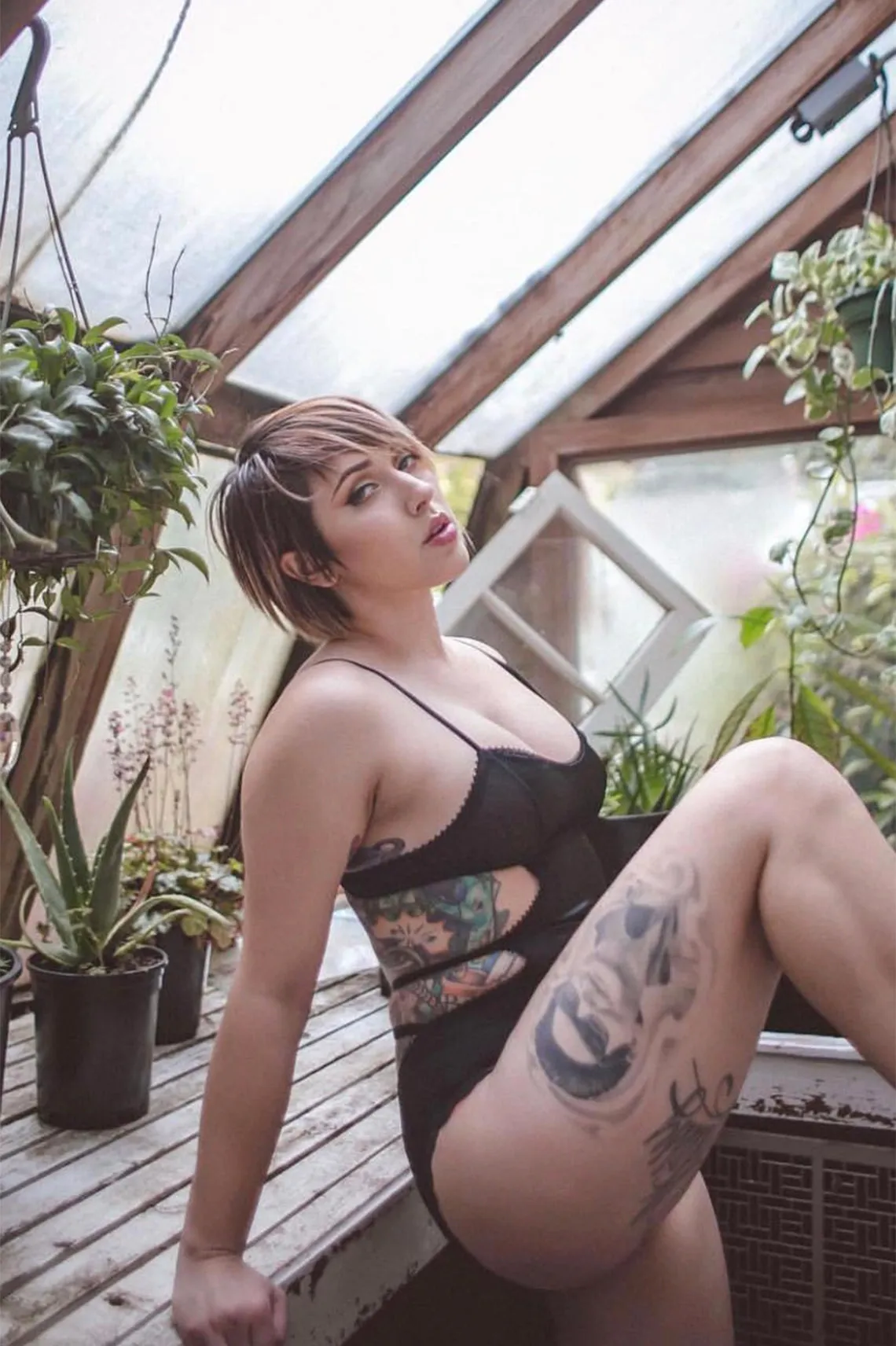 Eternal Daze Bodysuit in Black Silk Charmeuse