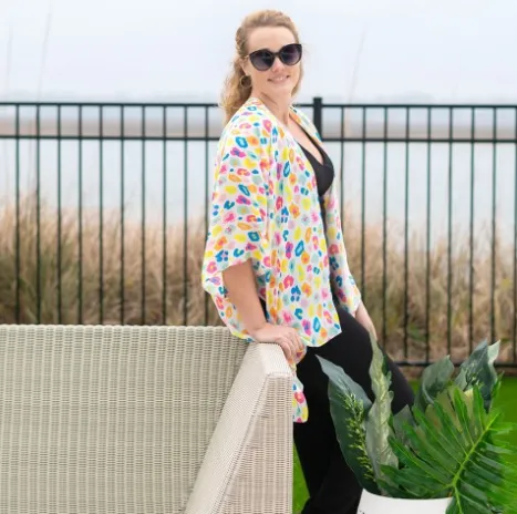 Fun Leopard Emma Kimono