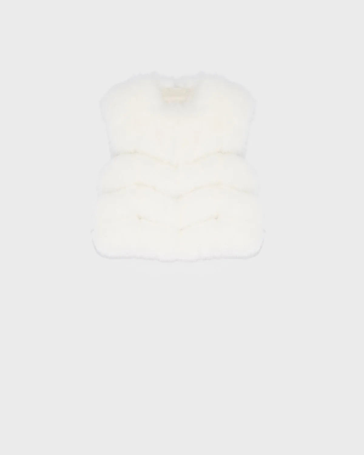 Gilet court en renard