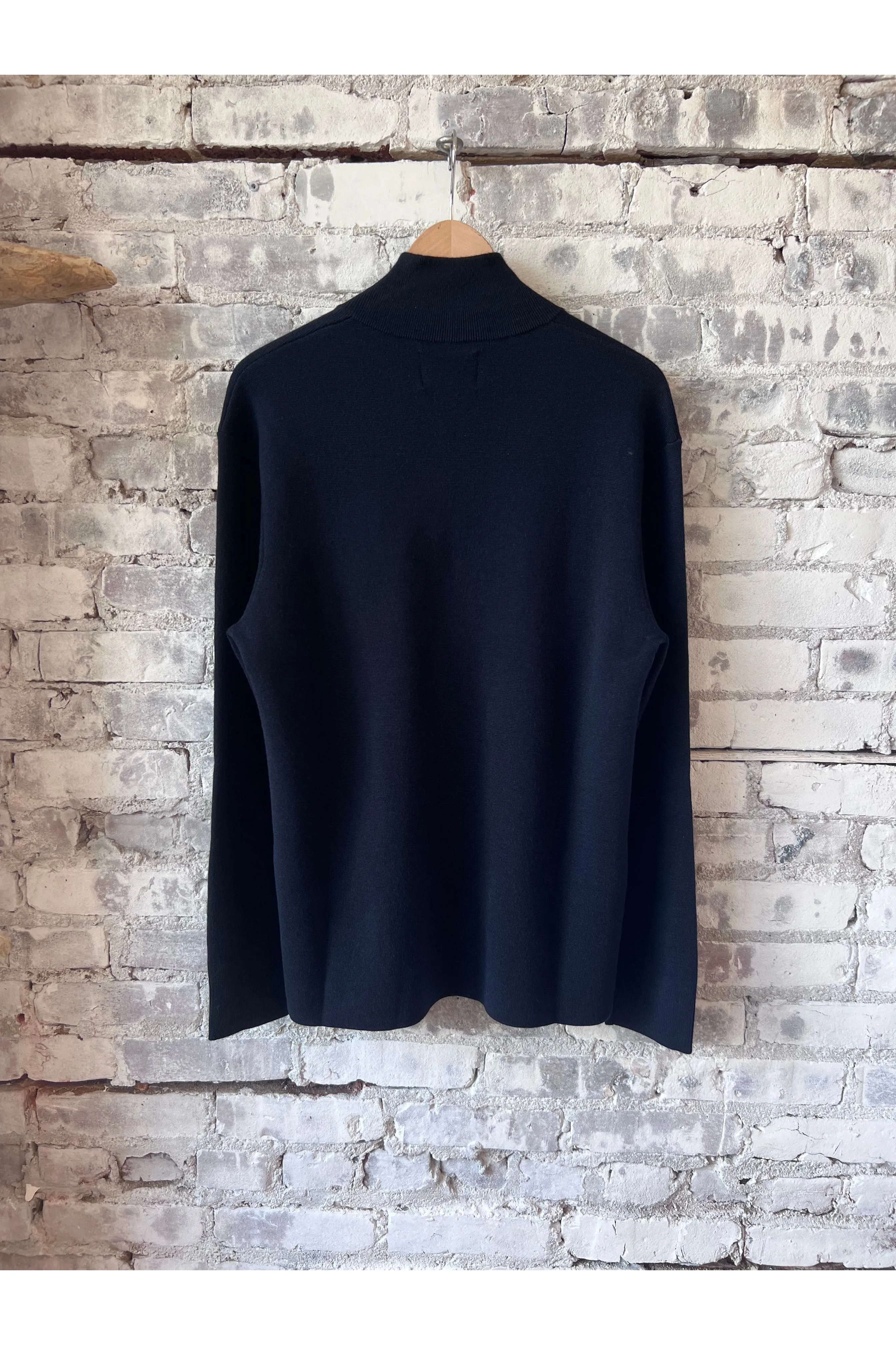 Harald Wool Blend Sweater - Deep Navy