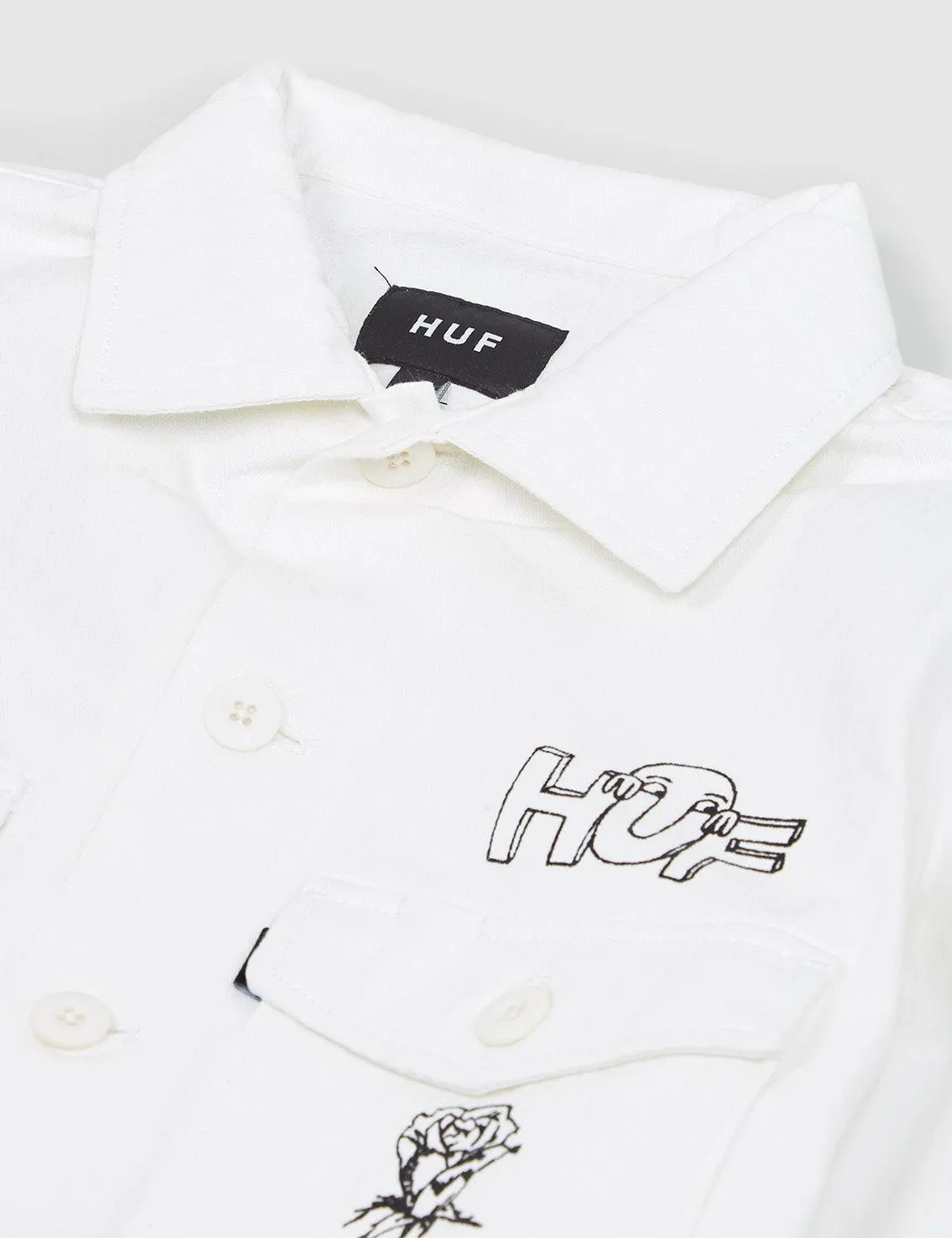 Huf Scrawl BDU Jacket - White