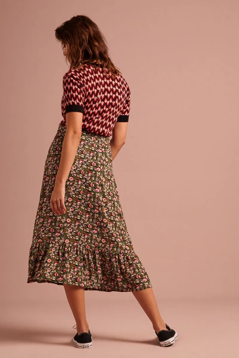 King Louie Esme Skirt Odyssey Black