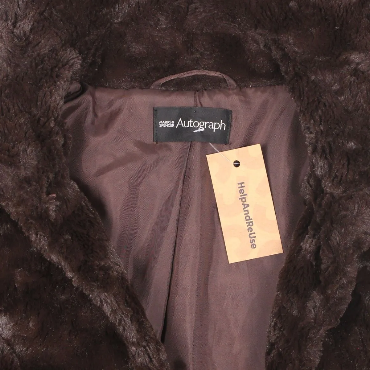 M&S Faux Fur Coat