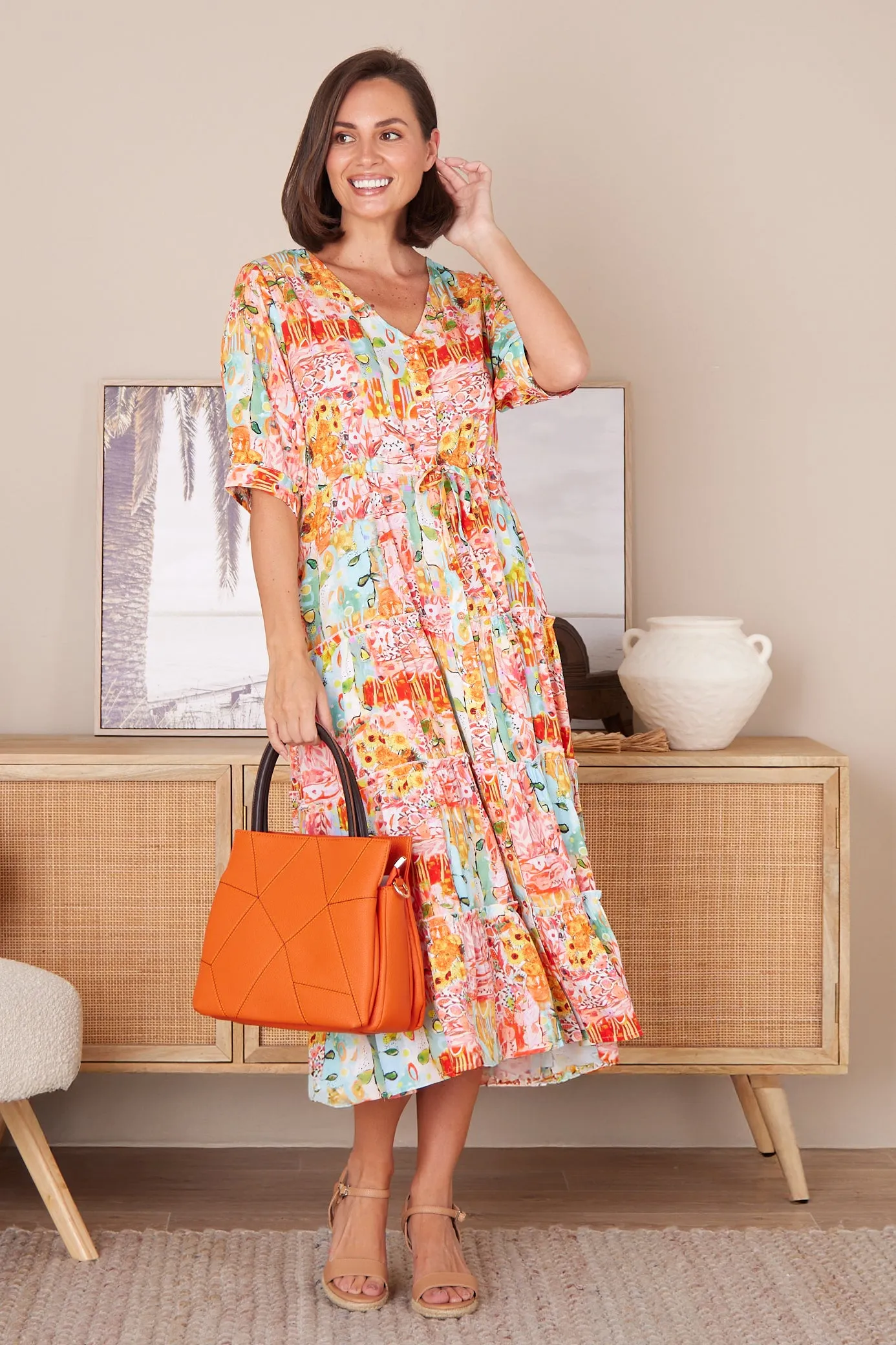 O'Hare Dress - Sunset Fiesta