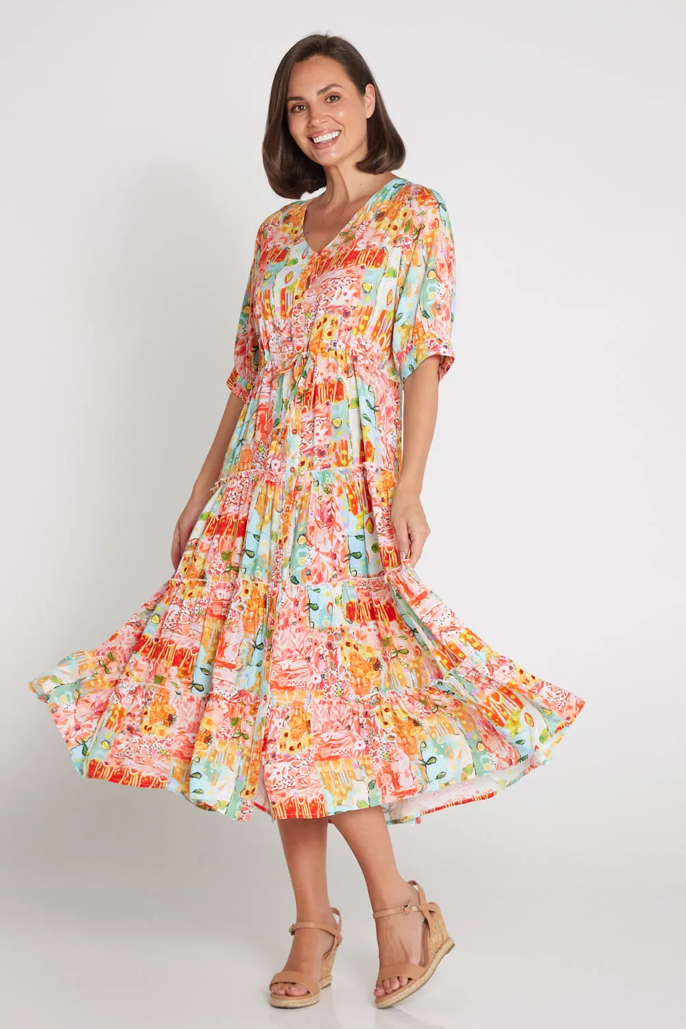 O'Hare Dress - Sunset Fiesta