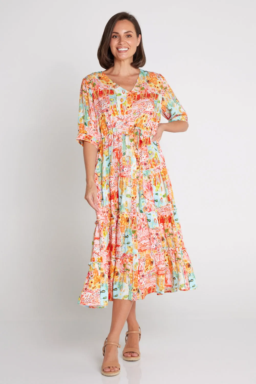 O'Hare Dress - Sunset Fiesta