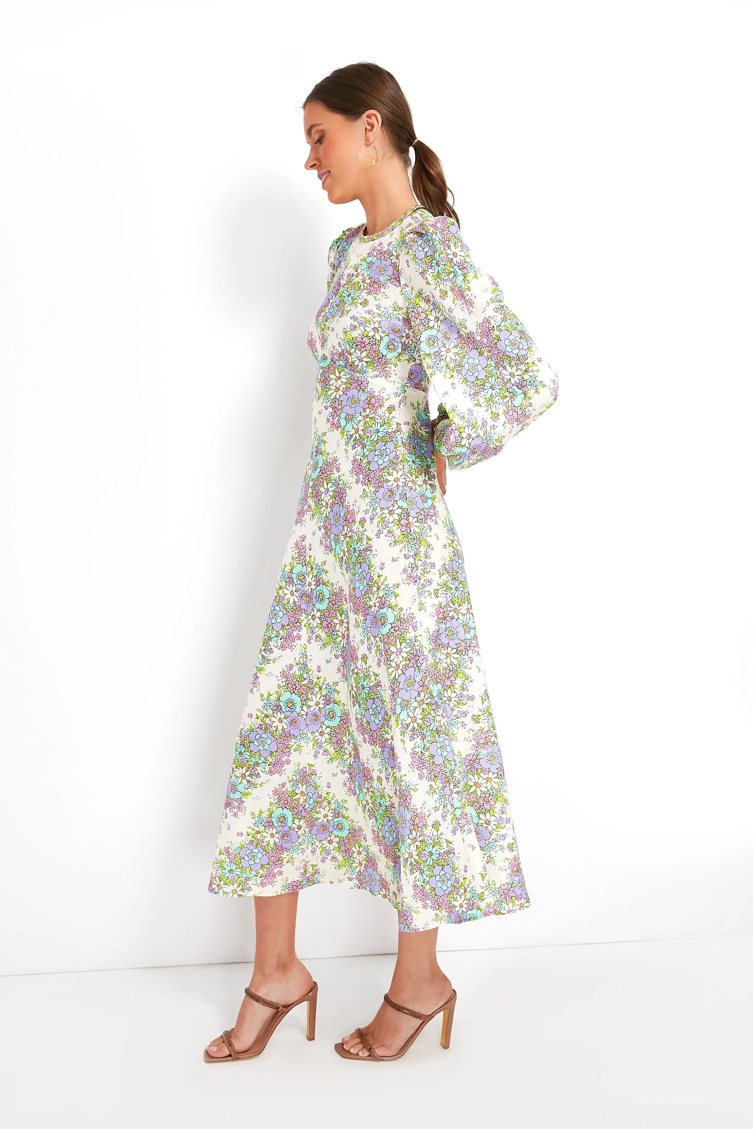 Petal Agnes Midi Dress