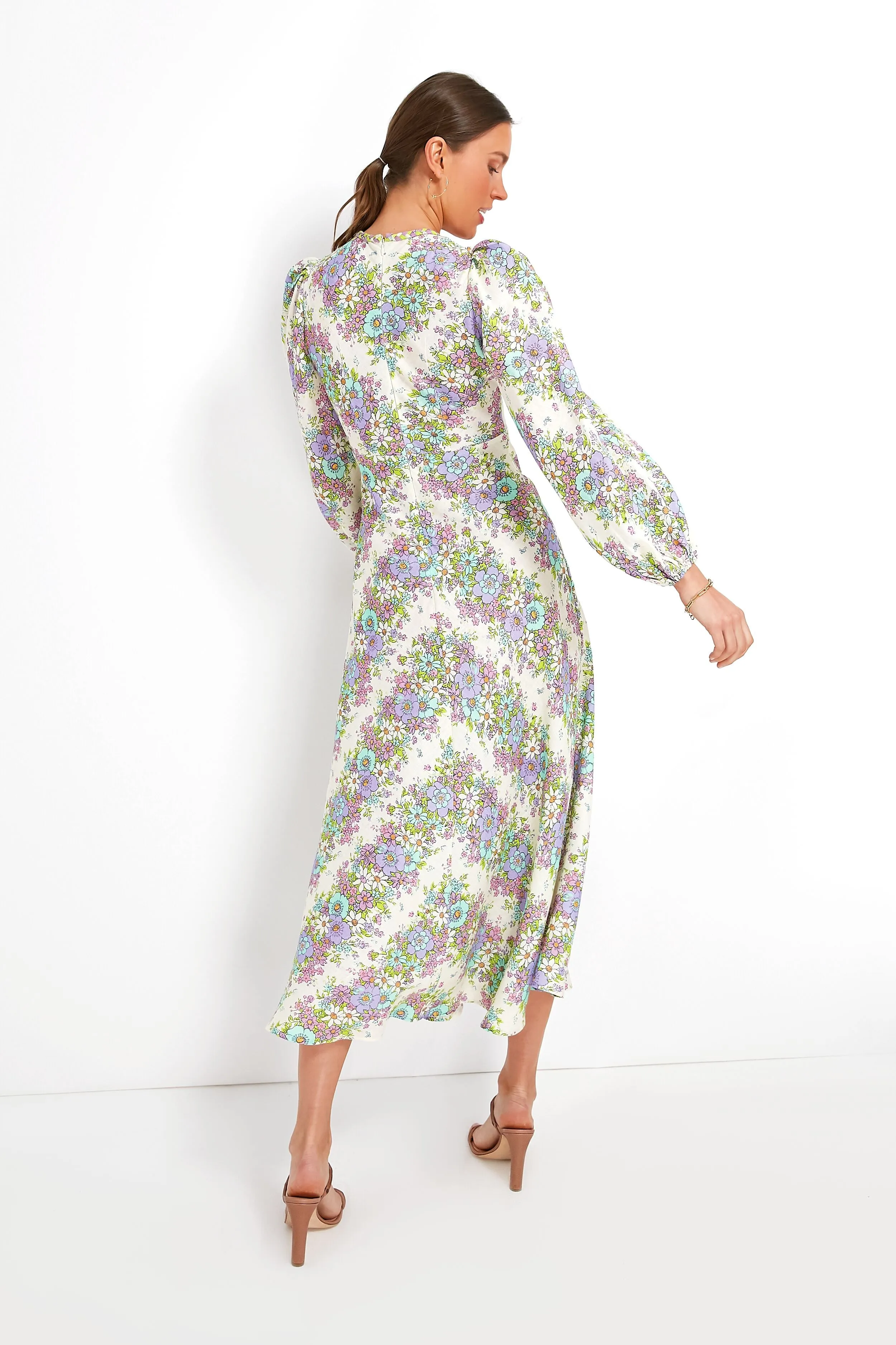 Petal Agnes Midi Dress
