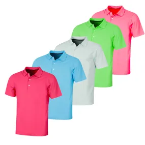 Proquip Mens Pro Tech Plain Soft Wicking Stretch UV Protect Golf Polo Shirt - PQGPS-04⛳️
