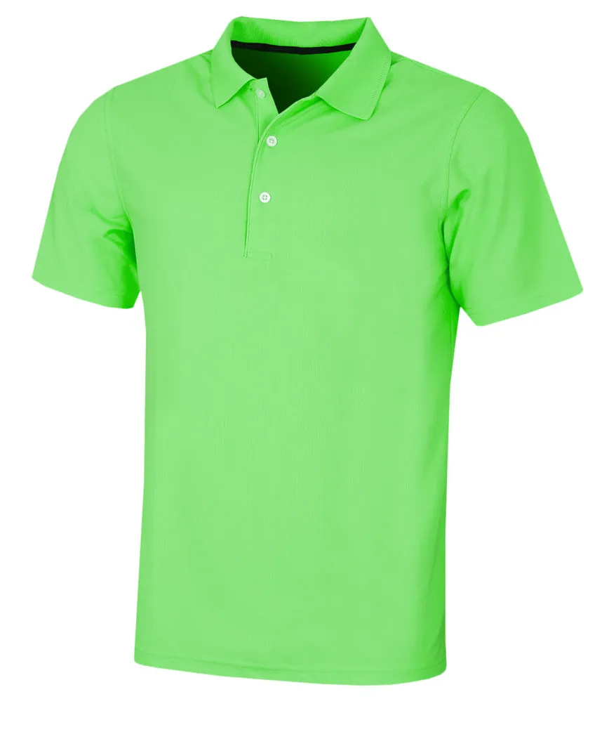 Proquip Mens Pro Tech Plain Soft Wicking Stretch UV Protect Golf Polo Shirt - PQGPS-04⛳️