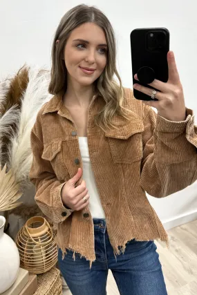 "Bold Allure" Corduroy Jacket