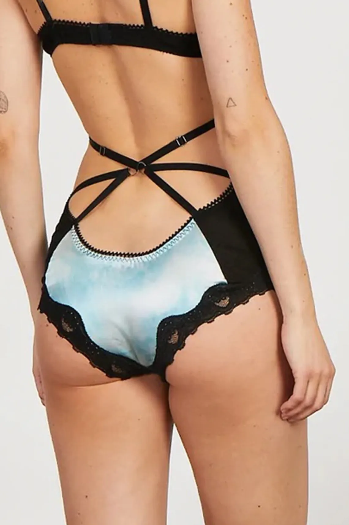 READY TO SHIP Eternal Daze Bodysuit in Hand Dyed Silk Charmeuse