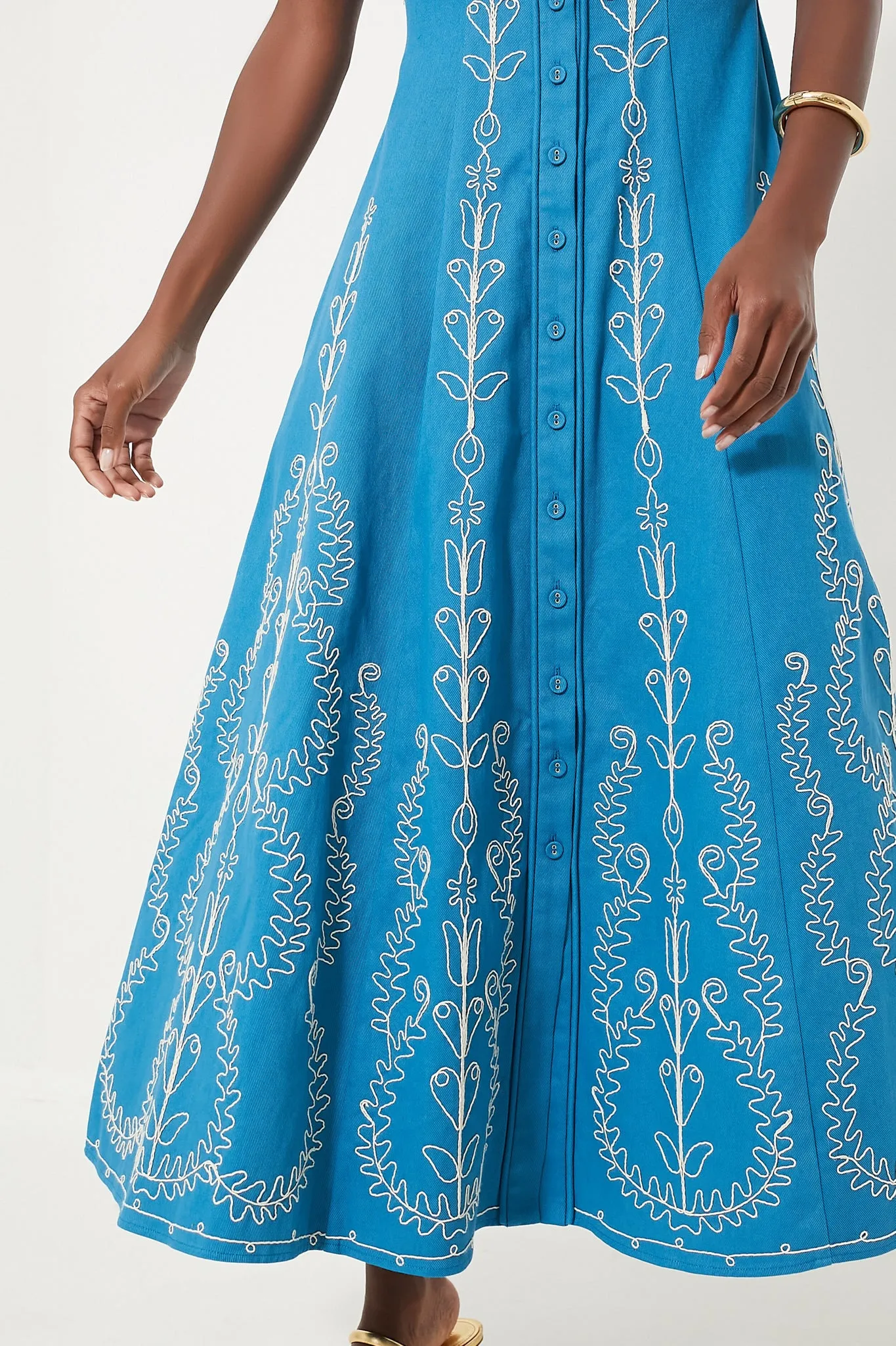 Sapphire Donovan Corded Midi Dress
