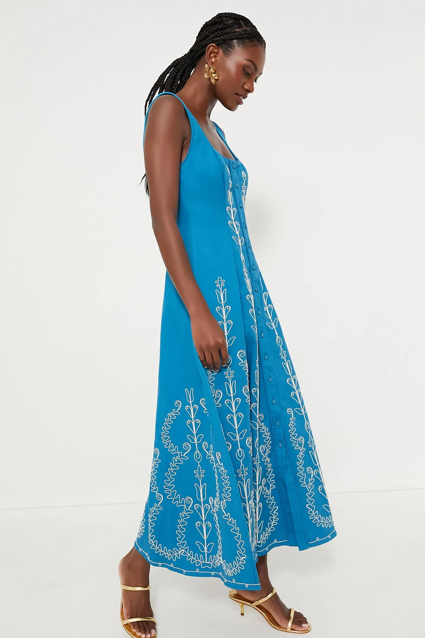 Sapphire Donovan Corded Midi Dress