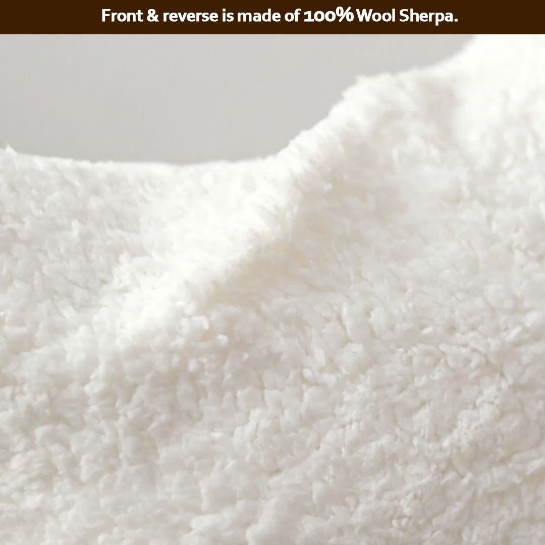 Sherpa Fur Cushion Cover With Zip