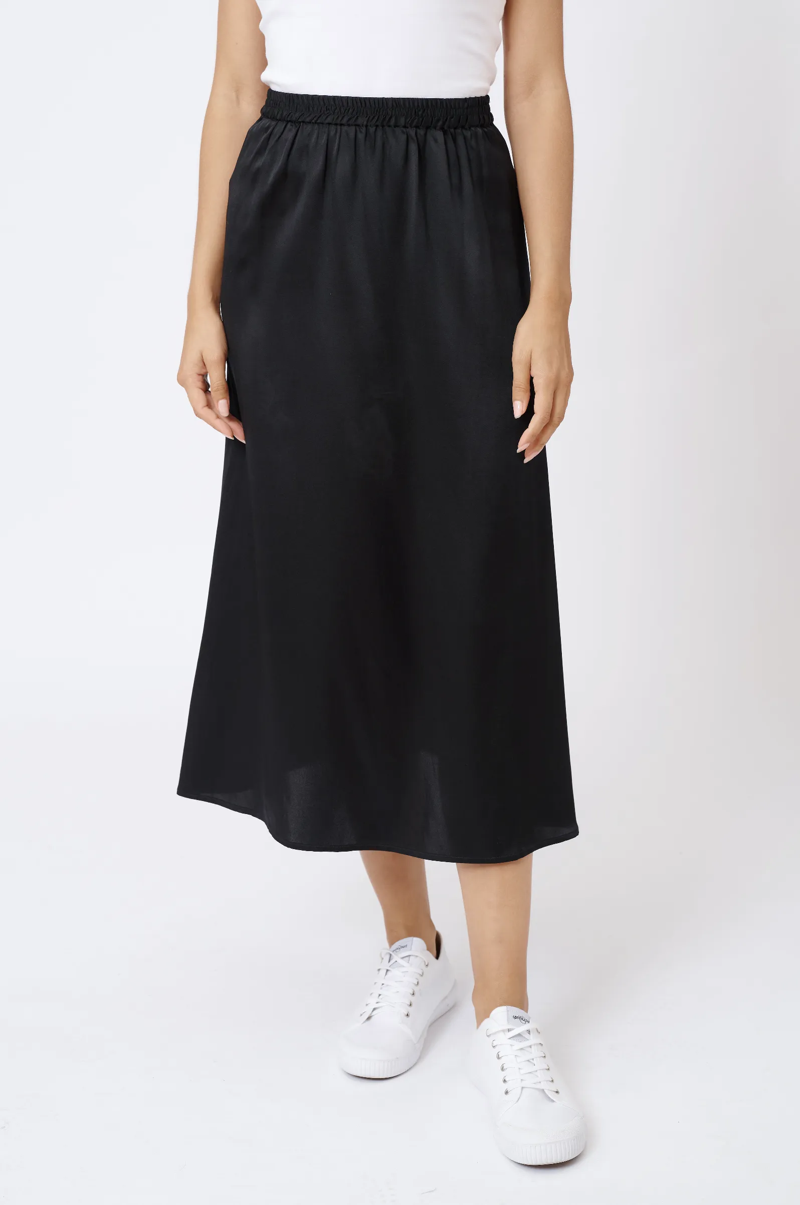 Silky Sundae Skirt in Black