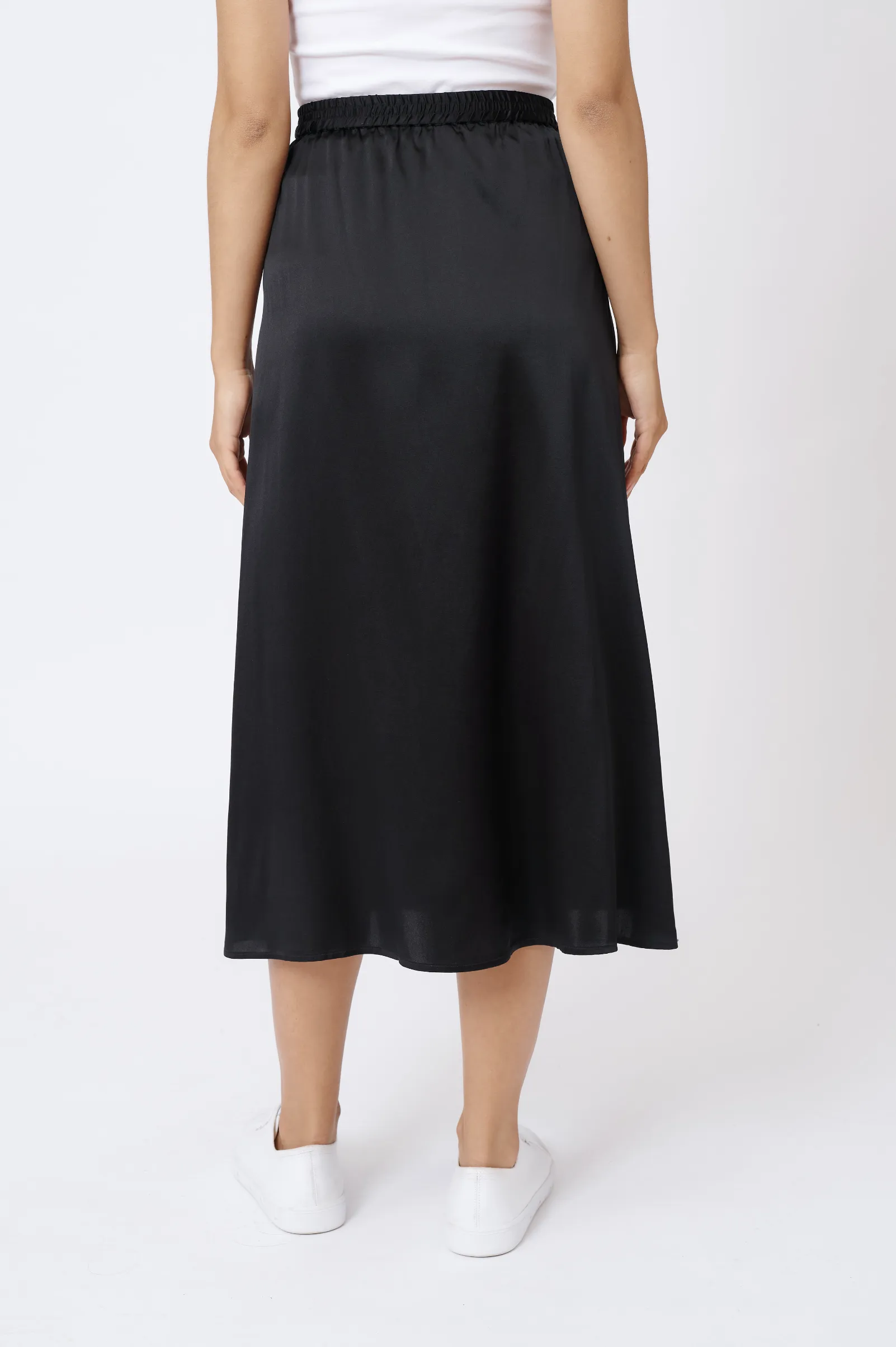 Silky Sundae Skirt in Black