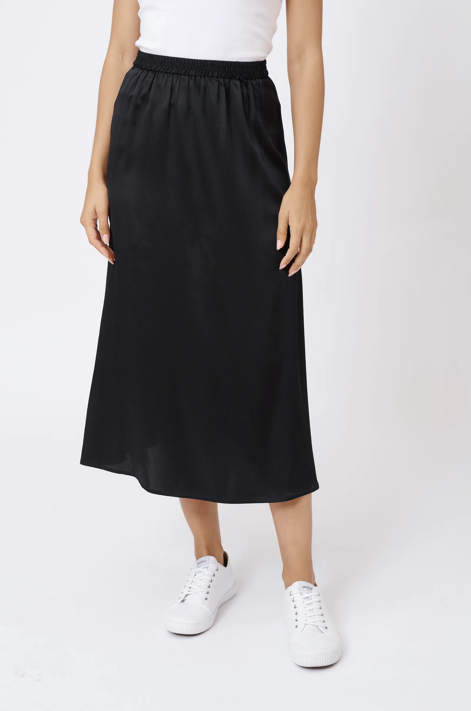 Silky Sundae Skirt in Black
