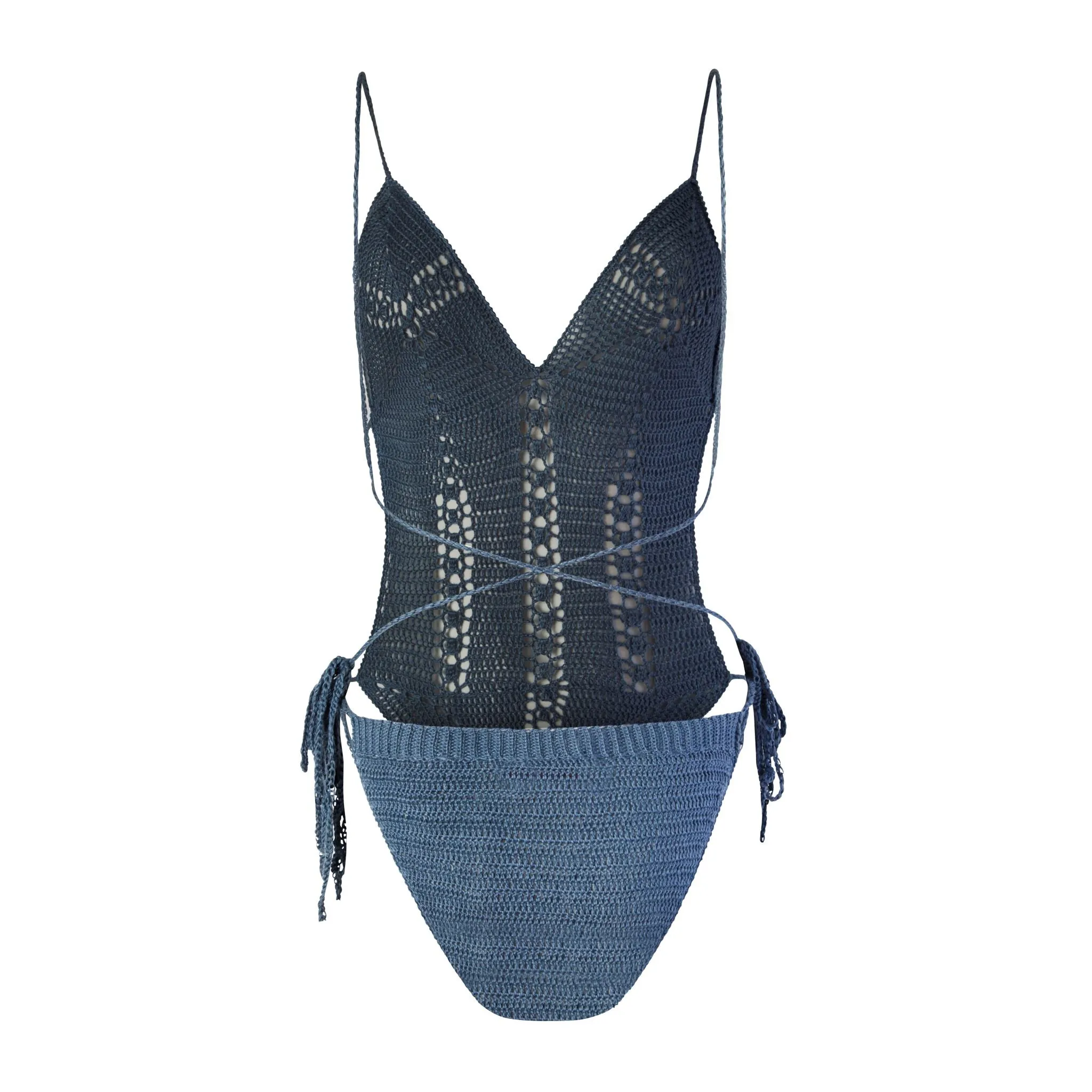 Star Sapphire Hand Knit Body Suit