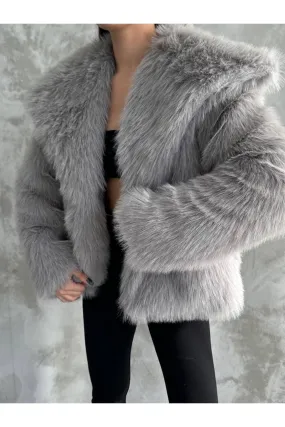 Stylish Faux Fur Winter Coat