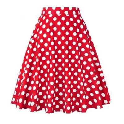 Sunflower Summer Pleated Skirts Womans Saias Midi Faldas 50s 1950s Vintage Women Big Swing Housewife Rockabilly Party Skirt