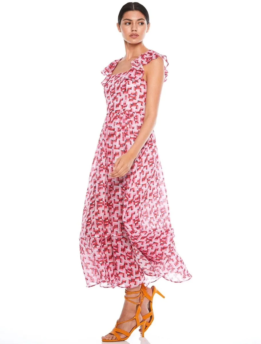 SWEET SOL MIDI DRESS