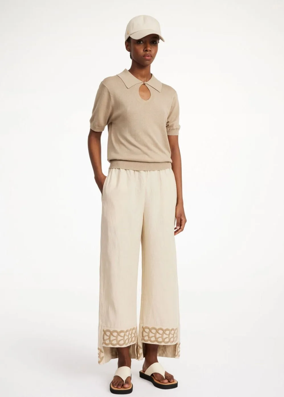 TALALLIA POLO STYLE KNIT W KEY HOLE
