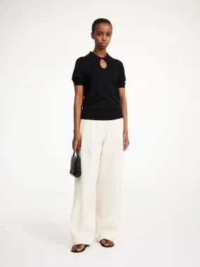 TALALLIA POLO STYLE KNIT W KEY HOLE