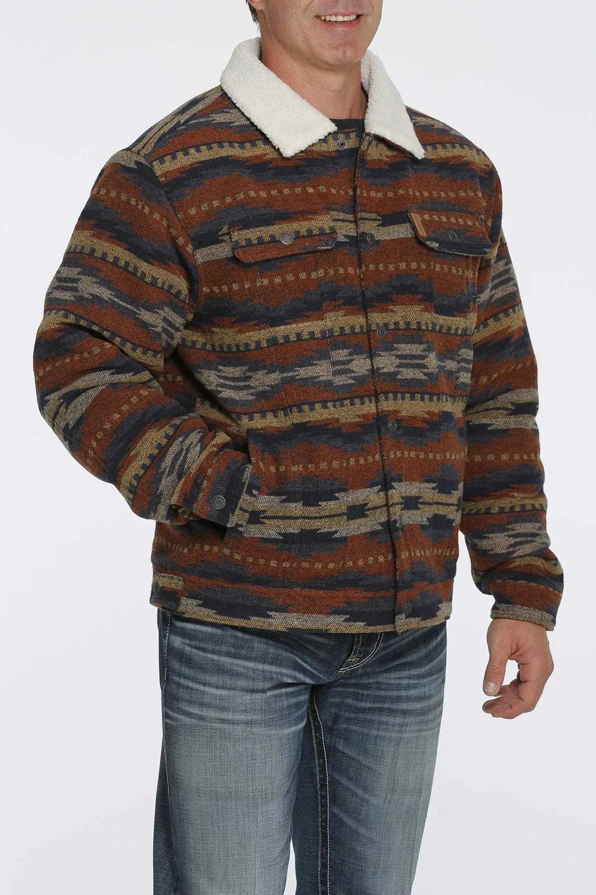 The Men's Cinch Wooly Trucker Jacket