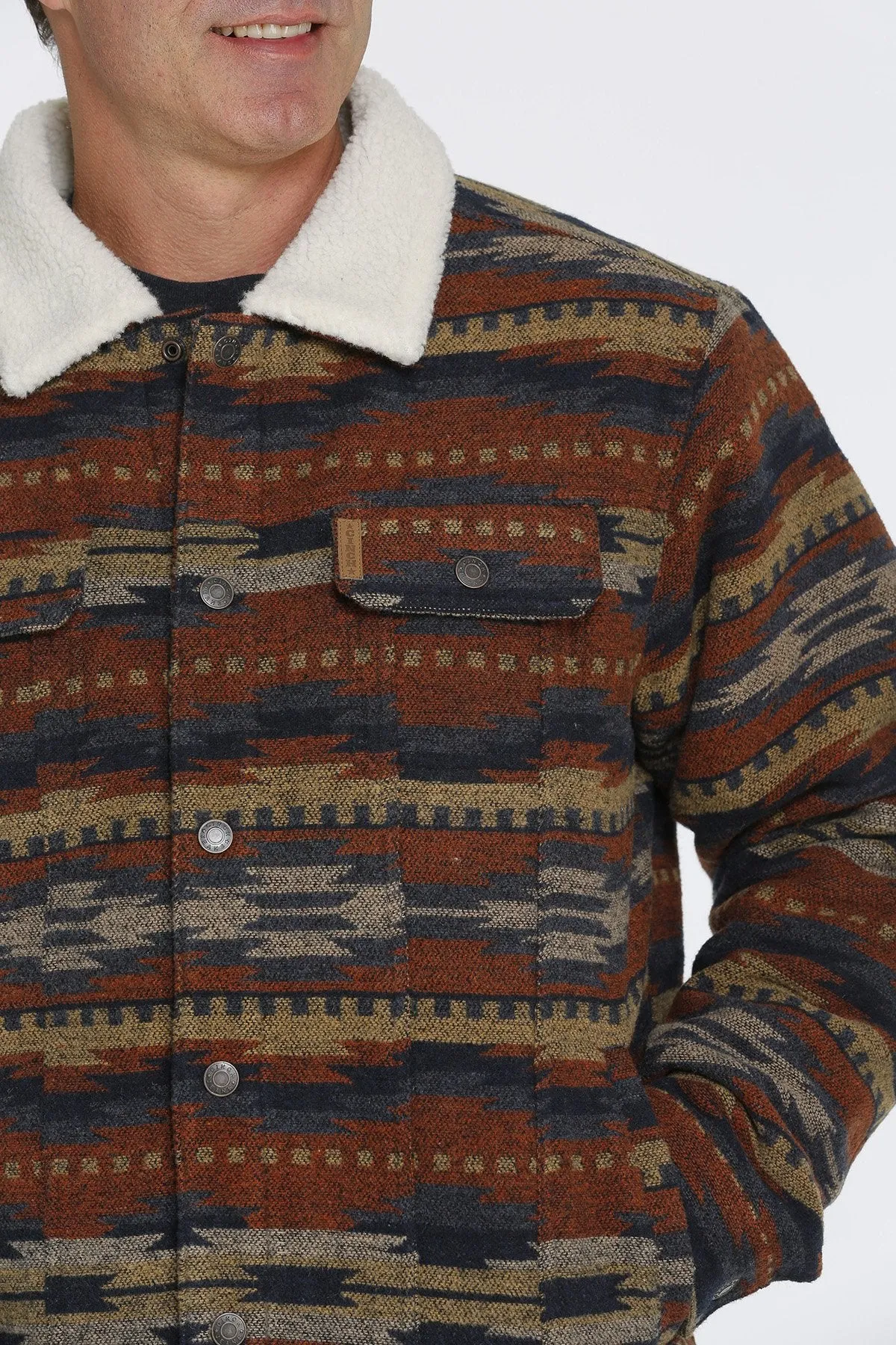 The Men's Cinch Wooly Trucker Jacket