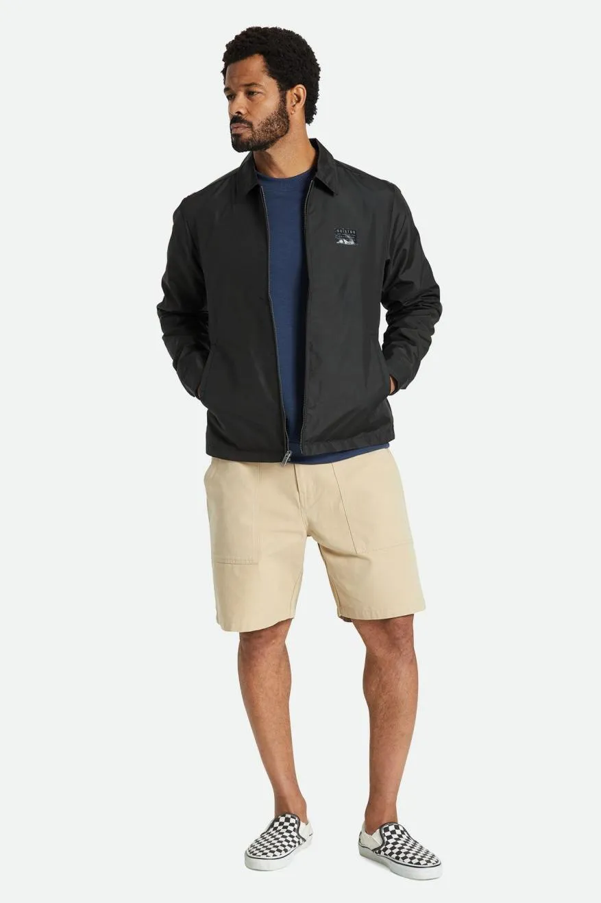 Utopia Vintage Nylon Jacket - Washed Black