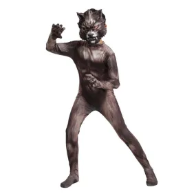 Werewolf Kid costume scary Halloween 3D Zentai Bodysuit