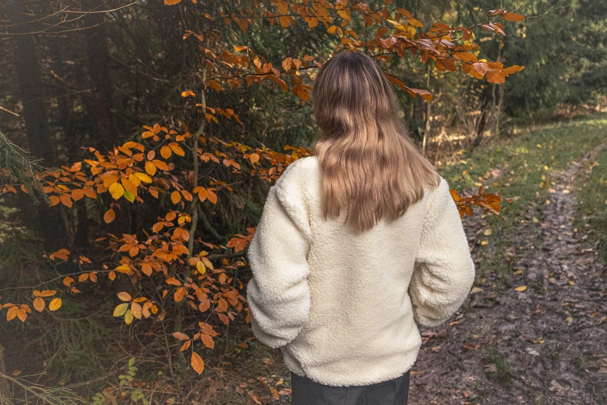 Woolen Woman's Jacket - White
