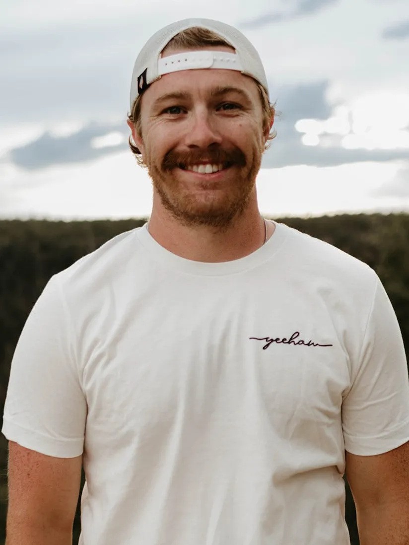 Yeehaw Unisex Tee - Vintage White - FINAL SALE